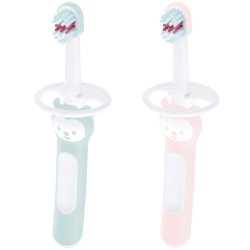 Lernzahnbürste MAM Protection Shield Kurzer Griff 6+ Monate