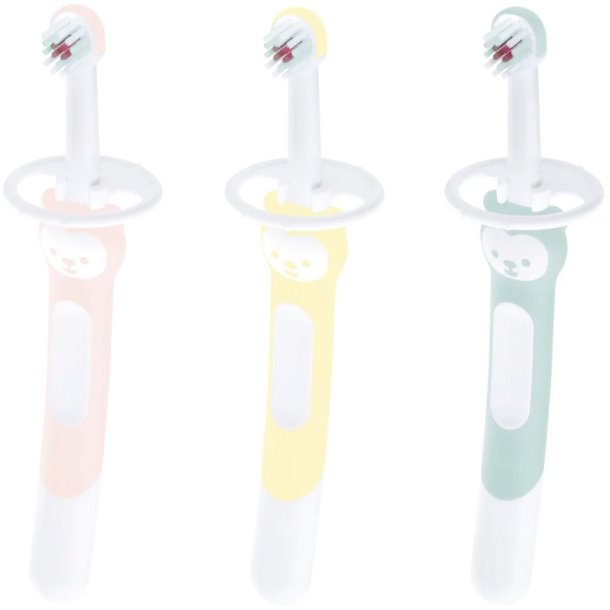 Trningstandbrste MAM Protection Shield &amp; Teddy Bear Handle 5+ Months