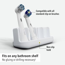 Qikfresh Hllare Fr Borsthuvuden Silikon 4-delat