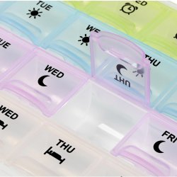 Pillerask - 7 dagar - 4 fack pr. dag BENSON Pill box