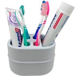 Tandbrsteholder i plast med 6 rum