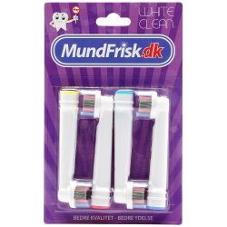 Vita rena borsthuvuden fr Oral-B 3D White kompatibel