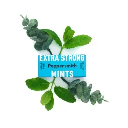 Xylitol sugtabletter PEPPERSMITH Mint Extra Stark Eucalyptus 15g