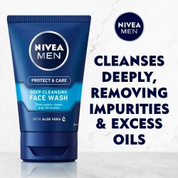 Nivea Men Protect &amp; Care Deep Cleaning Face Wash 100 ml