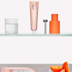 Naturlig Whitening tannkrem DAVIDS Herbal Citrus &amp; Peppermint 149g