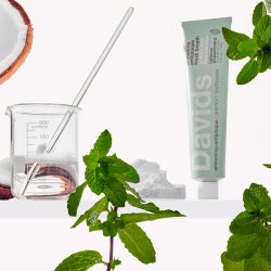 Naturlig Whitening tandkrm DAVIDS Premium Fresh Breath 149g