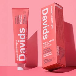 Davids Natural Tandkrm Strawberry &amp; Watermelon 149g
