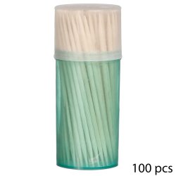 5five Tr Tandstikker 4 x 100 stk. i farvede btter