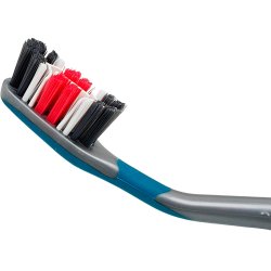 Whitening tandborste MENTADENT White System Charcoal Soft