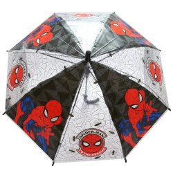 Barnparaply SPIDER-MAN Transparent H61cm, 77cm