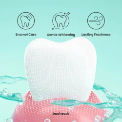 Hydroxyapatit Whitening Tandpasta BOOHEADS Enamel Care Smooth Spearmint 75 ml