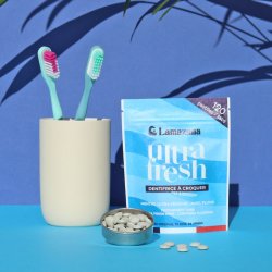 Lamazuna Tandkrmstabletter Ultra Fresh Mintfluorid 120 st.