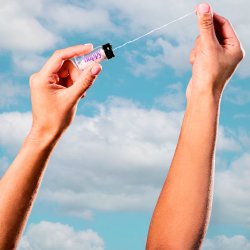 Brekraftig tanntrd Huppy 30 mtr. + Glassdispenser