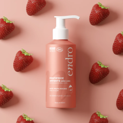 Naturlig barntandkrm ENDRO Red br Fluorid Aluminiumbehllare med pump 175 g