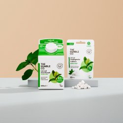 Munvatten med naturligt fluor THE HUMBLE Co. Fresh Mint Tetrapak 500 ml.