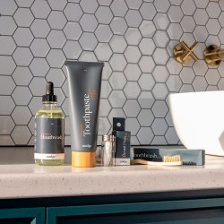 NUDGE Naturlig Hydroxyapatit Whitening Tandkrm + Tandblekningspenna