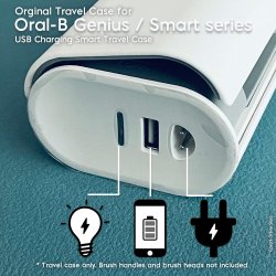 Tandborstefodral med laddningsfunktion fr Oral-B Genius &amp; SMART