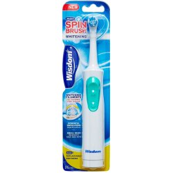 Batteritandborste WISDOM Spinbrush Whitening el-tandborste