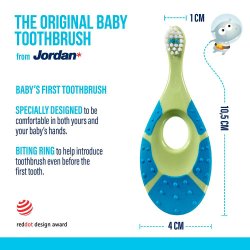 JORDAN Brnetandbrster 2 stk. Step 1 - 0-2 r