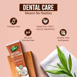 Miswak Whitening Tandpasta DABUR Cooconut &amp; Baking Soda 100ml