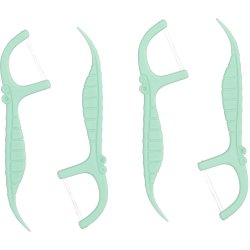 DENTADAN Twin Wire Floss Picks Dobbelttrdet Tandtrdsbjler 50 stk.