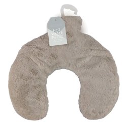 U-formet Varmedunk med Mykt Plysj-Trekk  For Nakke og Skuldre