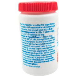 Xylitol Fluortabletter FLUX Strawberry 100 stk.