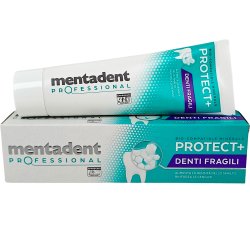 Hydroxyapatit Tandkrm MENTADENT Professional Protect+ Fragile Teeth 75 ml