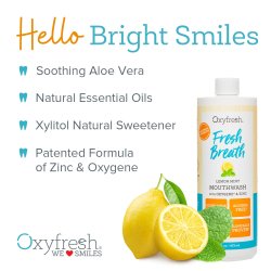 Oxyfresh Mundskyl Fresh Breath Lemon + Zink