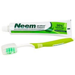 Naturlig Tandpasta NEEM Active 200g + Tandb�rste