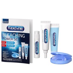 Hampaiden valkaisusetti RAPID WHITE Power Set - Hampaiden valkaisu kotona ilman peroksidia