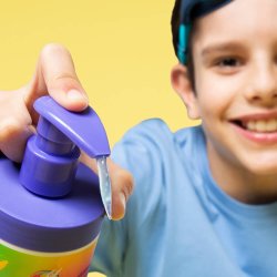 JORDAN Junior Barn Tandkr�m med pumpflaska 6+ �r Mild Fruity 150 ml.