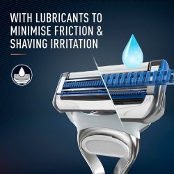 GILLETTE Barberskraber KING C. Neck Razor + Ekstra Barberblad