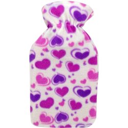 Varmedunk til b�rn WUNDmed Varmtvandsflaske med Bl�dt Betr�k 1 ltr.