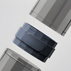 Transparent Rejse-etui til tandb�rste og tandpasta � hygiejnisk, kompakt og stilrent