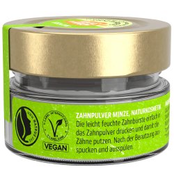 BIRKENGOLD Birch Gold Mint Tooth Powder � Fluoriton Hammastahna Pulveri xylitolilla (30 g)