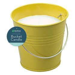 ROWAN Bougie seau à la citronnelle  metal bucket pour terrasse &amp; jardin