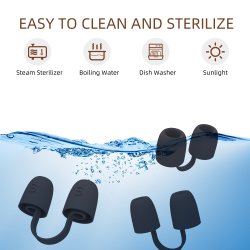  SnoreReduze Dilator N�seudvider i Silikone (Mixpakke 3 forskellige st�rrelser) - for Bedre S�vn &amp; Mindre Snorken