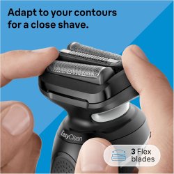 Braun Series 5 51-W1600S Barbermaskin � Effektiv, sk�nsom og fleksibel barbering