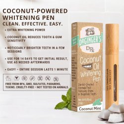 Dr. Ginger's Coconut Oil Whitening Pen � Zachte tandenbleking met kokosolie (10g)