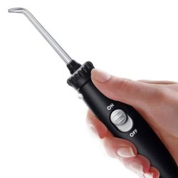 Waterpik Ultra WF-112 Munddusche schwarz mit 10 Druckstufen und 6 Aufs�tzen