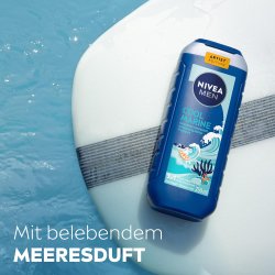Nivea Men Cool Marine Artist Edition 3-i-1 duschgel f�r kropp, ansikte och h�r (250 ml)