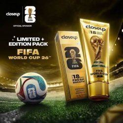 Closeup FIFA World Cup Tandpasta Gel med whitening og langvarig friskhed (85 g)