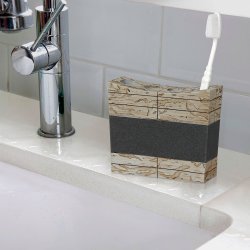 Tandbrsteholder Nu Steel Rustic Stonedust &amp; Cement 