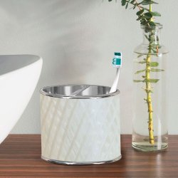 Tandbrsteholder NU Steel Almere Emalje &amp; Rustfrit Stl 