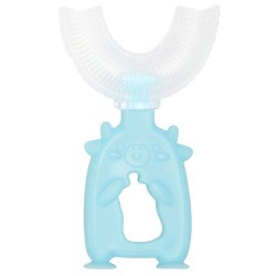 Barntandborste U-formad silikonborste 4-8 r Animal