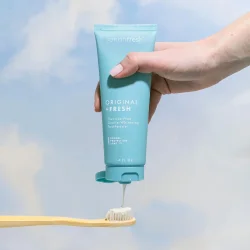 Hydroxyapatite &amp; Xylitol Whitening Tandpasta JONAHFRESH nHAp Original +Fresh Natural (75 ml.)