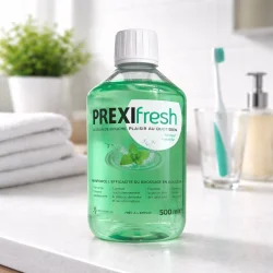 Prexifresh Mundskyl Mint 500 ml � Effektiv antibakteriel mundskyl med fluor