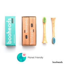 Booheads Bambu borsthuvuden fr Philips Green+Blue