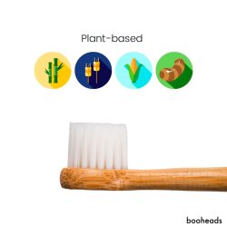 Booheads Bamboo Sm borsthuvuden fr Philips 4 st.